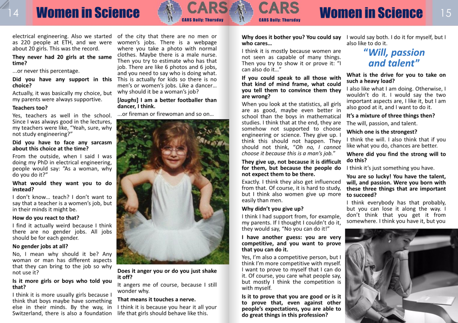 Enlarged view: Interview with Ece, CARS 2017, part 2